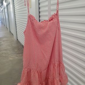 Red Gingham Sundress